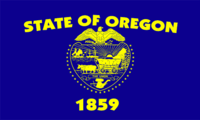 Oregon ( OR )  State Flag 